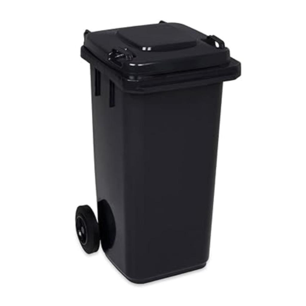 Poubelle avec roulettes en caoutchouc | 120 L | Nouveau, Neuf, 75 cm ou plus, -, Envoi