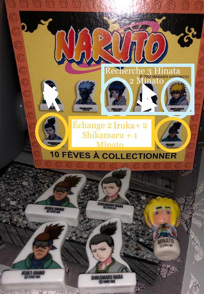 Recherches et Échanges Fèves Naruto, Verzamelen, Supermarktacties, Overige supermarkten, Ophalen