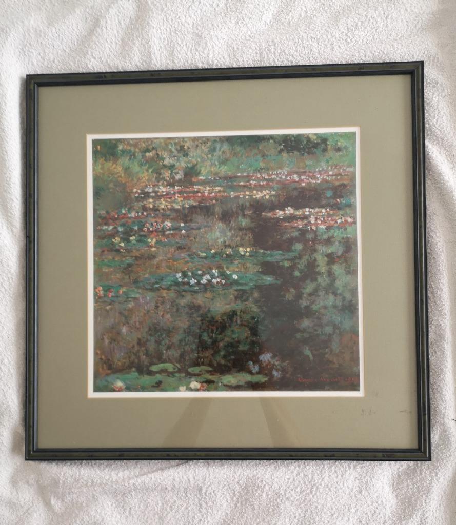 Kader Monet, Huis en Inrichting, 50 tot 75 cm, Overige typen, Ophalen of Verzenden, Zo goed als nieuw