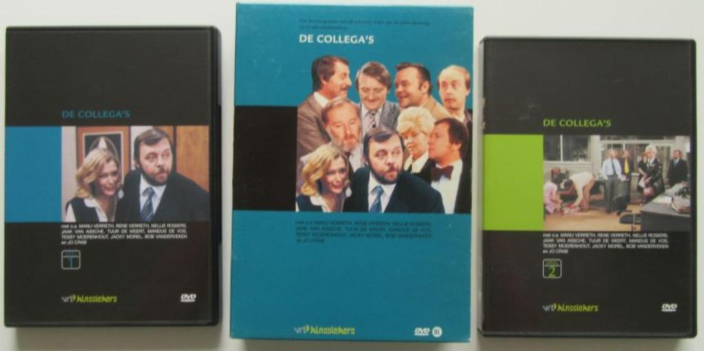 3DVD De Collega's (serie 1) VRT Klassiekers, CD & DVD, DVD | Classiques, Comme neuf, Comédie, 1960 à 1980, Tous les âges, Envoi