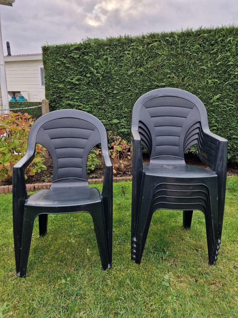 chaises de jardin, Jardin & Terrasse, Enlèvement, Comme neuf, Plastique, Empilable