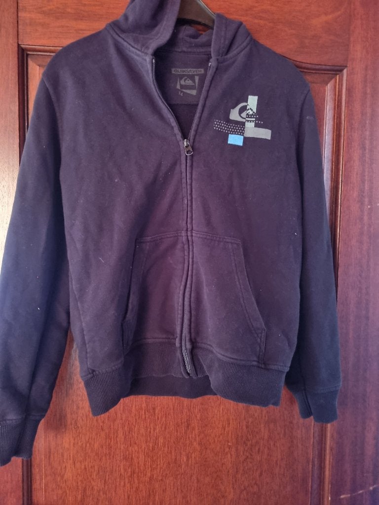 Quiksilver vest met kap ca 14 jaar, Garçon, Quiksilver, Enlèvement ou Envoi, Pull ou Veste