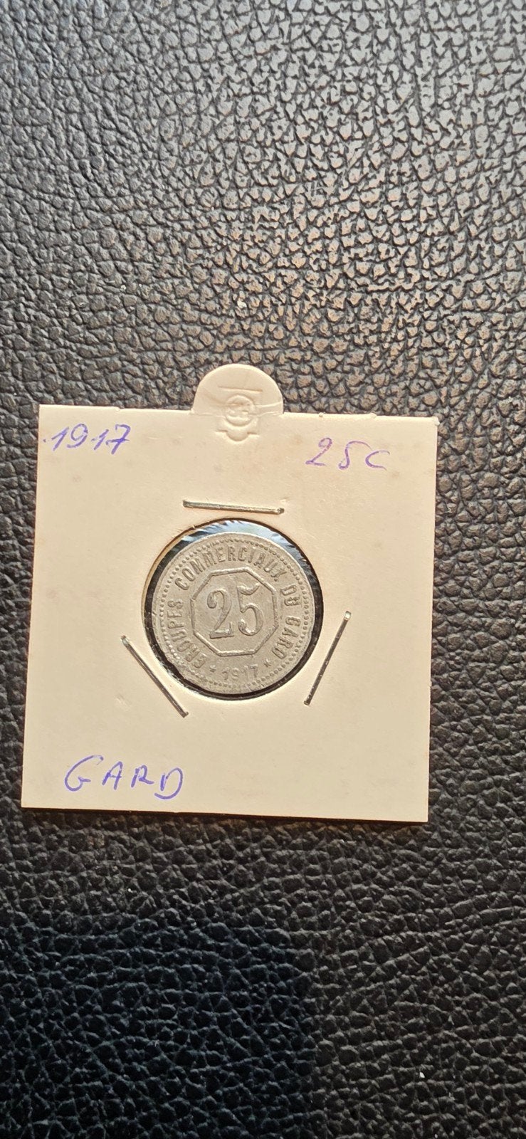 Frans noodgeld 25 cent. 1917 Gard, Ophalen of Verzenden