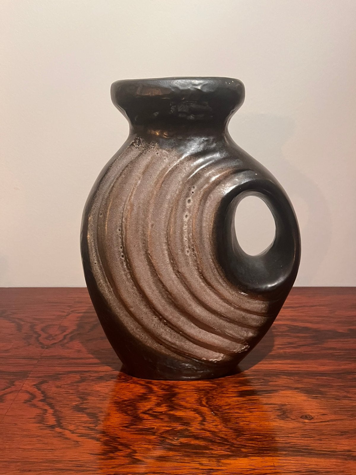« Lochvase » en céramique ouest-allemande Walter Becht, Antiquités & Art, Enlèvement ou Envoi