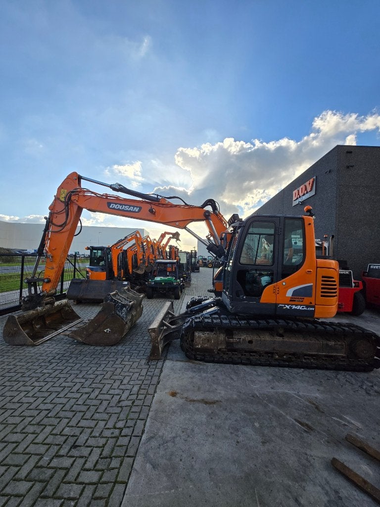 Doosan DX140LCR-5, Ophalen, Graafmachine