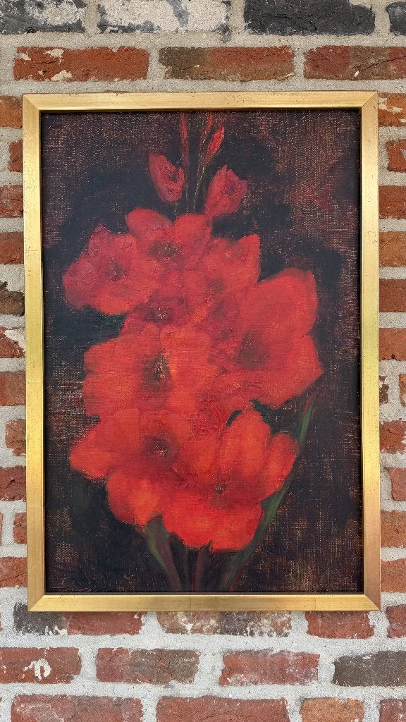 Mooi werk van Florent Smet, Enlèvement ou Envoi, Peinture à l'huile, Toile, Signé