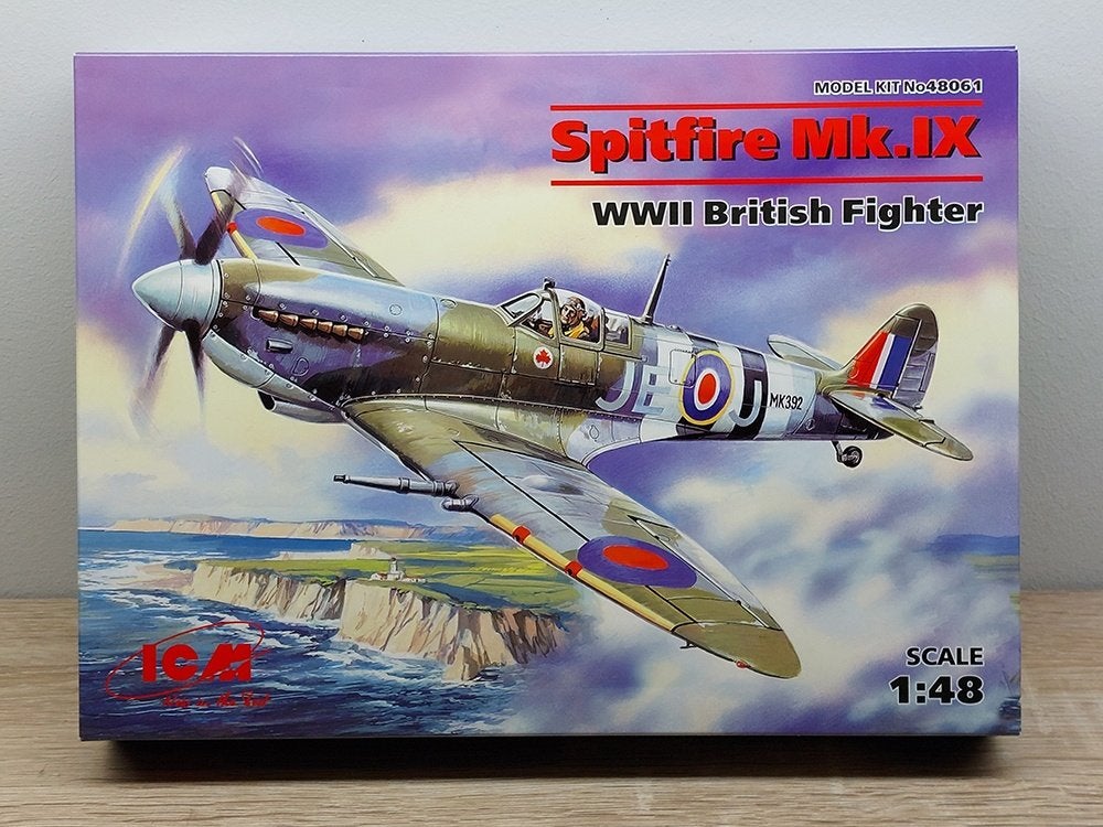 ICM Spitfire Mk.IX 1/48, Enlèvement ou Envoi, Neuf, Plus grand que 1:72, Avion