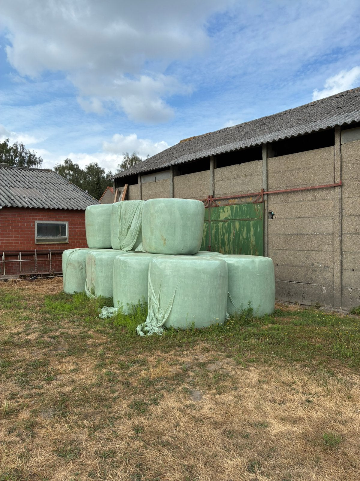 Gewikkelde bollen hooi, Articles professionnels, Agriculture | Aliments pour bétail, Enlèvement