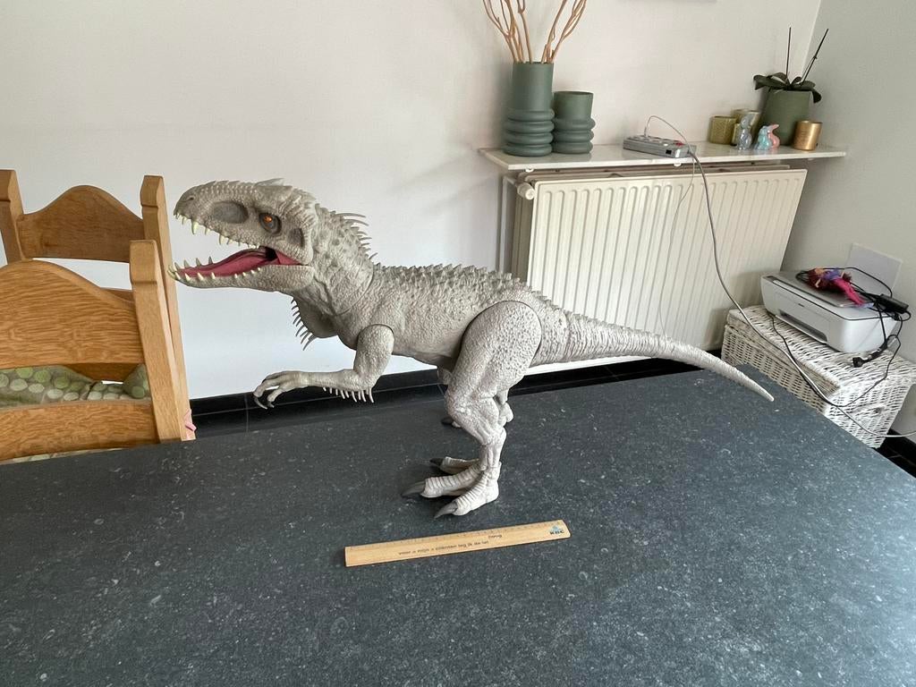 Mattel Jurassic world super colossal indominus rex 100 cm!!!, Ophalen, Gebruikt