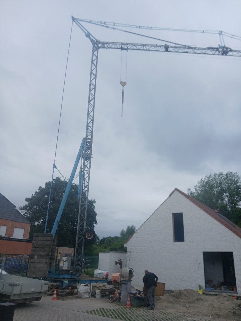 Bouwkraan arcomet, Ophalen, Gebruikt