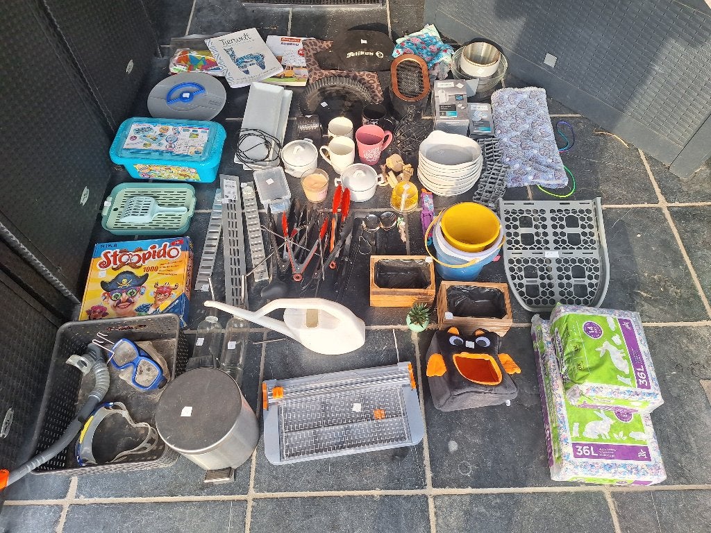 Lot rommelmarkt spullen, Diversen, Ophalen, Gebruikt