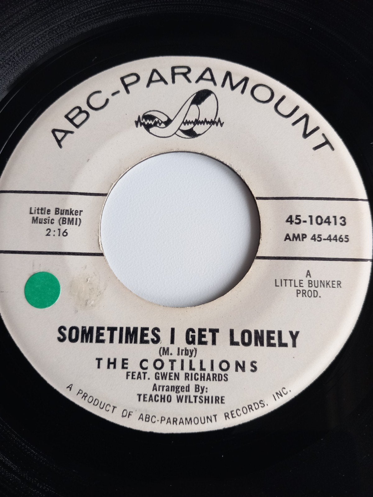 THE COTILLIONS. SOMETIMES I GET LONELY. 60S USA 45T, Ophalen of Verzenden