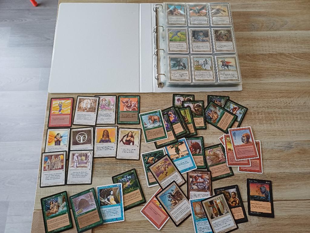 Magic the Gathering - old school collectie, Hobby en Vrije tijd, Ophalen of Verzenden, Zo goed als nieuw, Meerdere kaarten