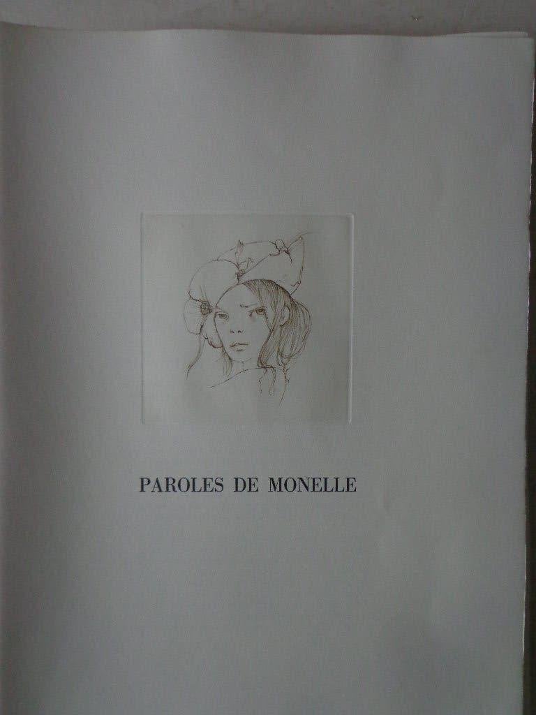 24 etsen van Leonor Fini in Le livre de Monelle 1976, Antiek en Kunst, Kunst | Etsen en Gravures, Ophalen of Verzenden, Ets, Genummerd