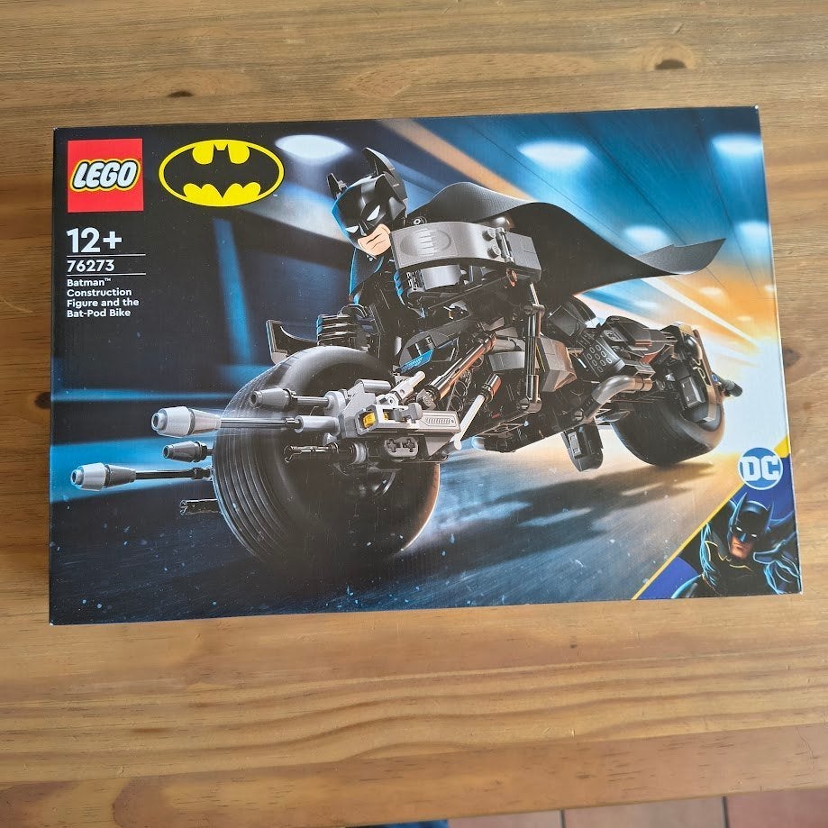 LEGO 76273 Batman Constructiefiguur & Bat-Pod motorfiets, Ophalen, Nieuw, Complete set, Lego