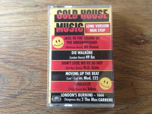 muziekcassette gold house music, Cd's en Dvd's, Ophalen of Verzenden, Overige genres, 1 bandje, Origineel