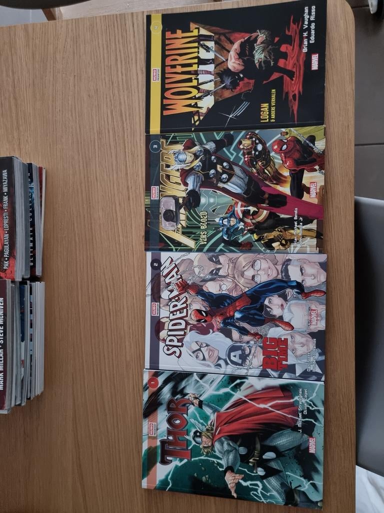 Marvel helden HUMO verzameling, Ophalen