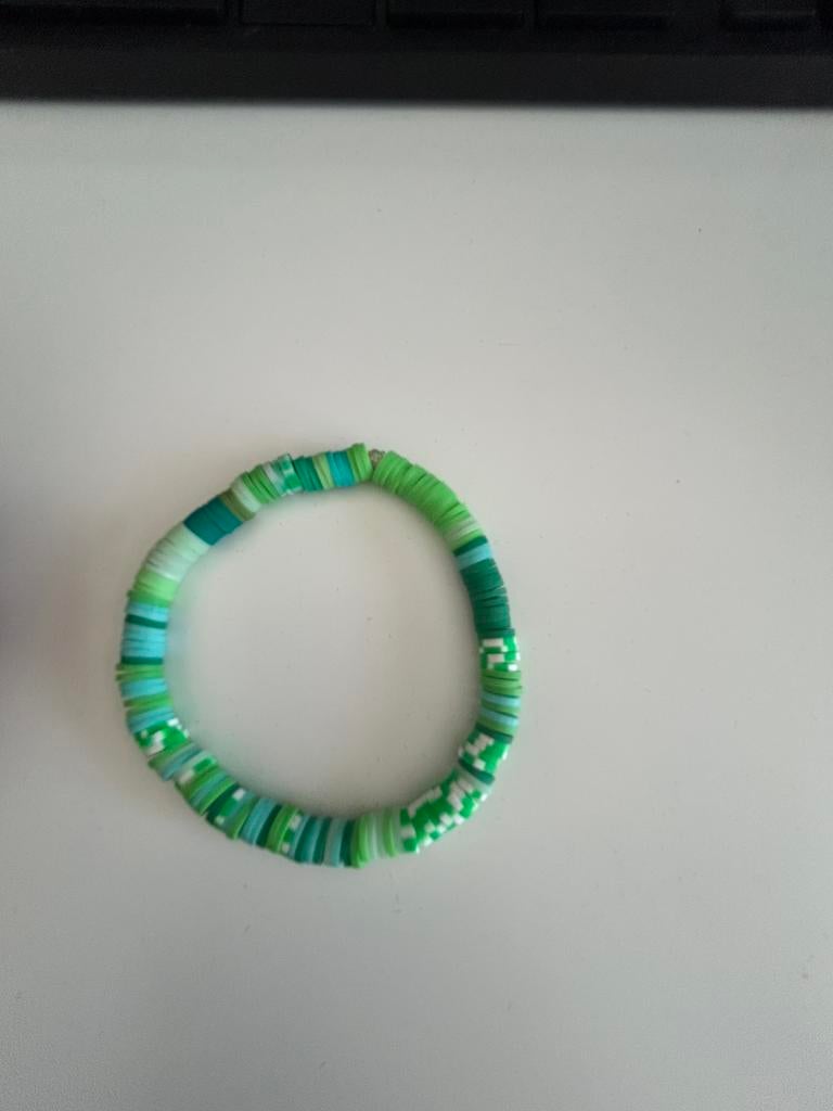 Armband groen, Handtassen en Accessoires, Armbanden, Ophalen of Verzenden, Zo goed als nieuw, Groen