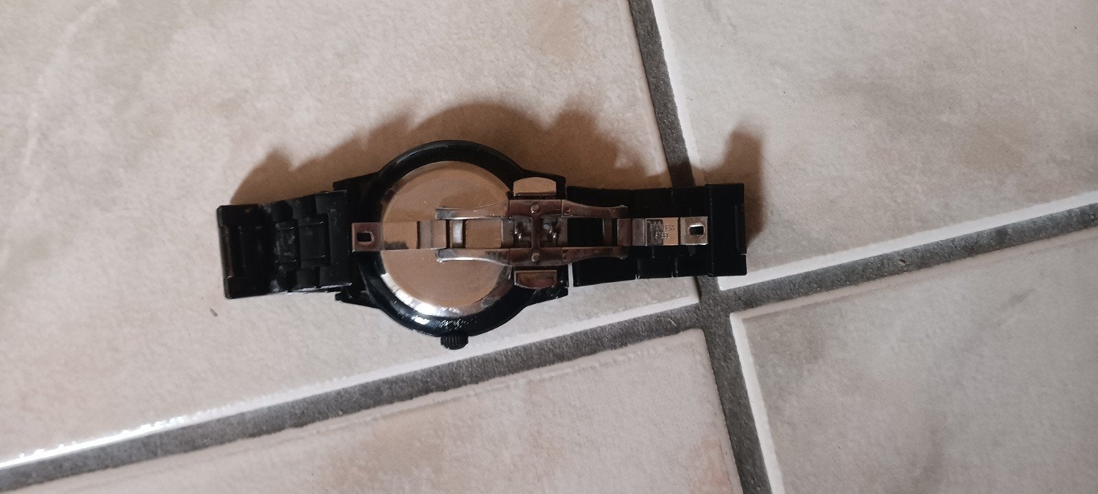 Autowiel horloge, Handtassen en Accessoires, Horloges | Heren, Overige materialen, Gebruikt, Polshorloge, Overige materialen