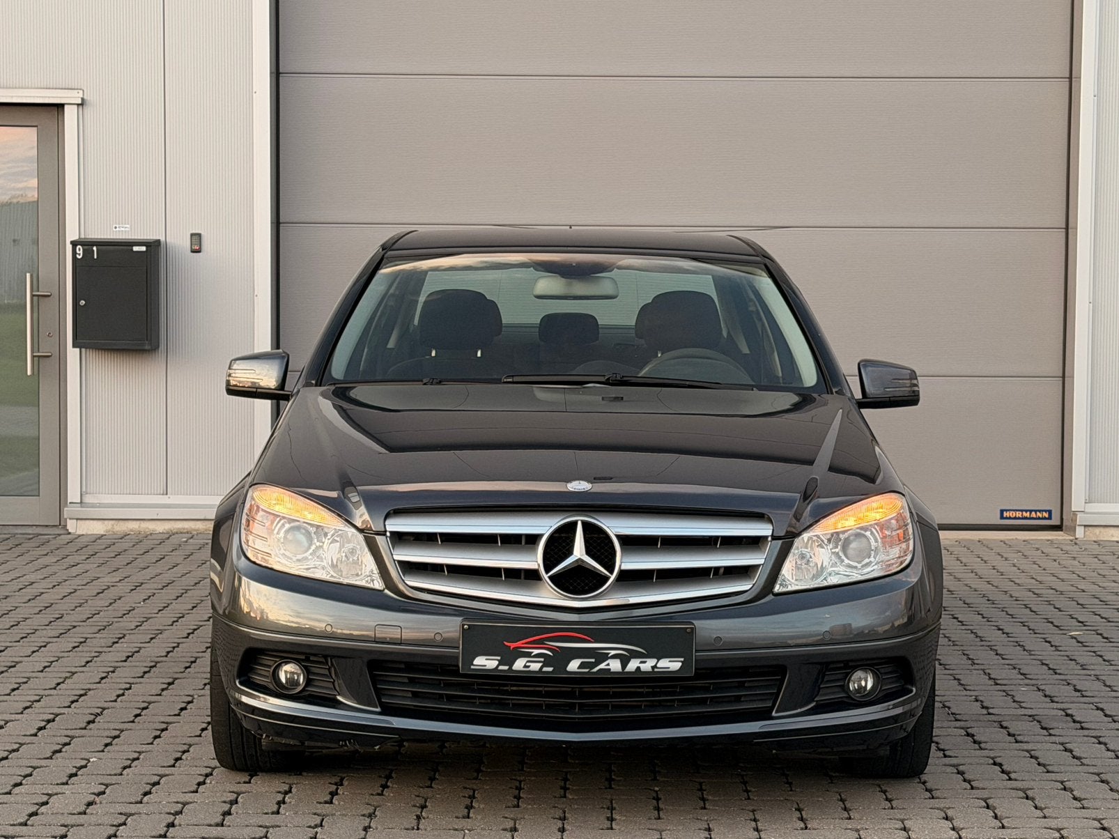 MERCEDES C200 2008 DIESEL 2.2 EURO4 189.700KM EURO4, 100 kW, 4 cilinders, Zwart, Bedrijf