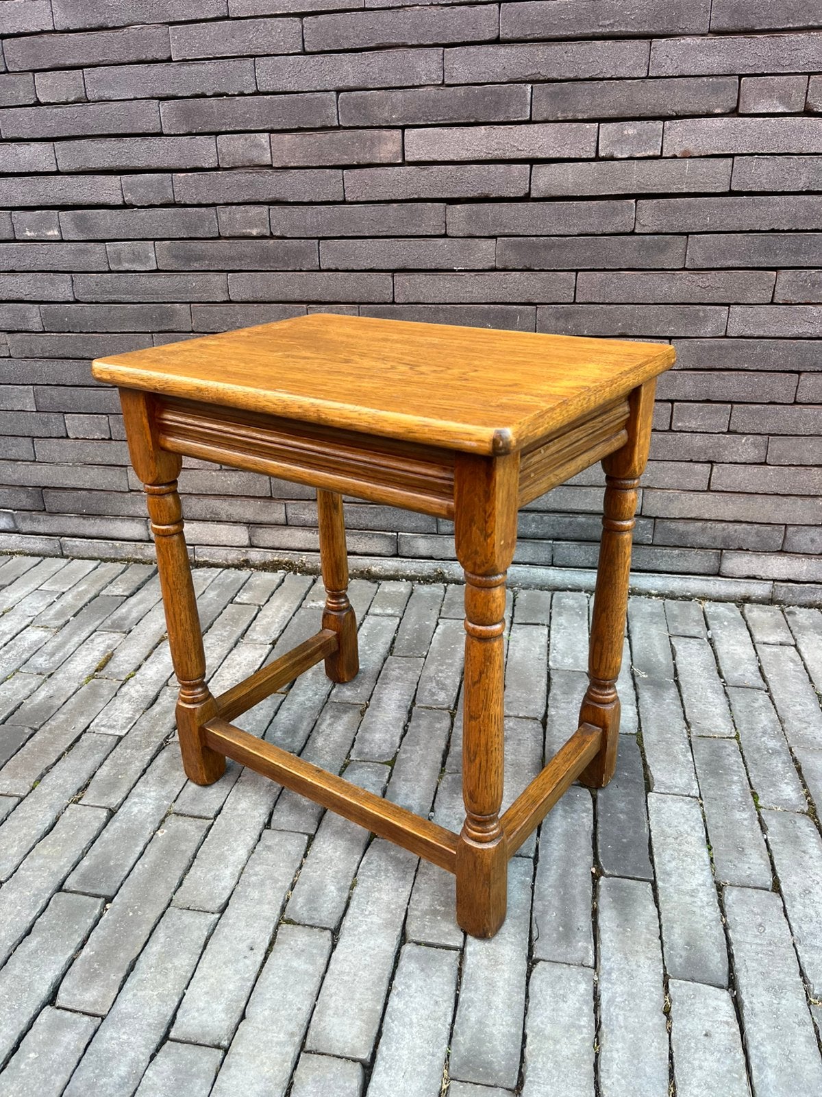 Eiken bijzettafel, Antiek en Kunst, Antiek | Meubels | Tafels, Ophalen