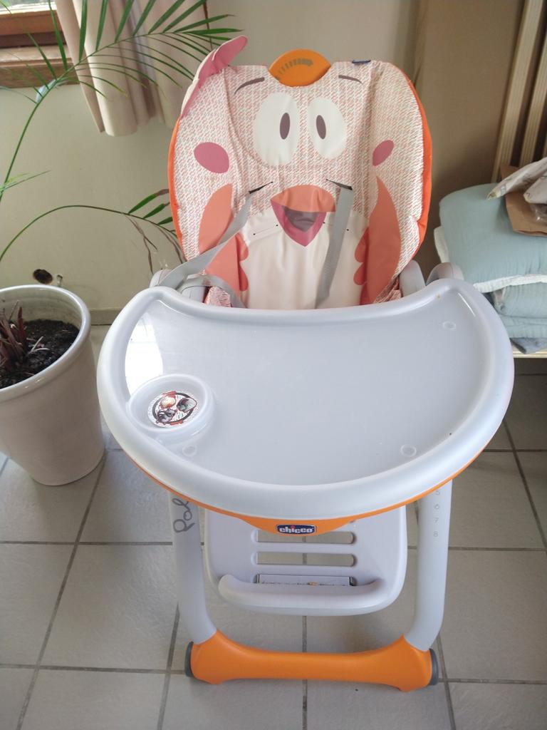 Chicco eetstoel., Ophalen