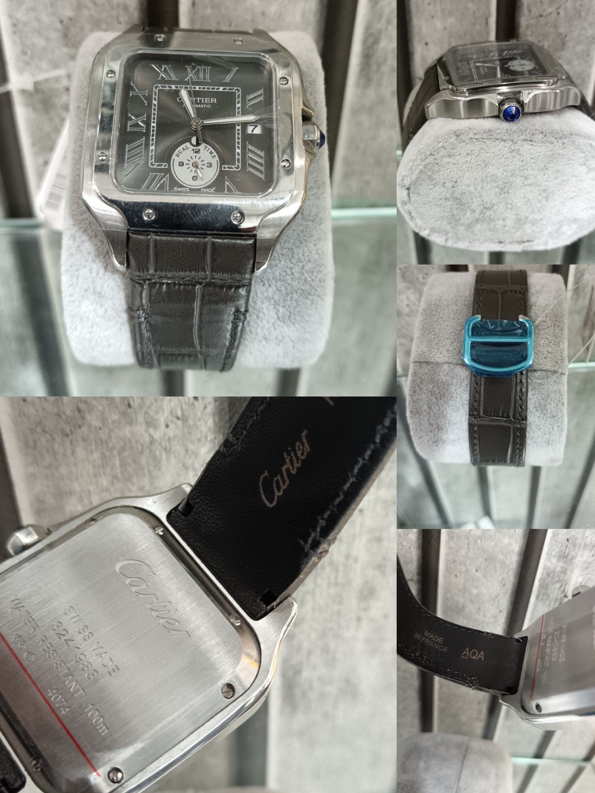 Cartier Santos de Cartier Dual Time — Groot model

C-horloge, 20 of groter, IJzer of Staal, Zwart, Heer