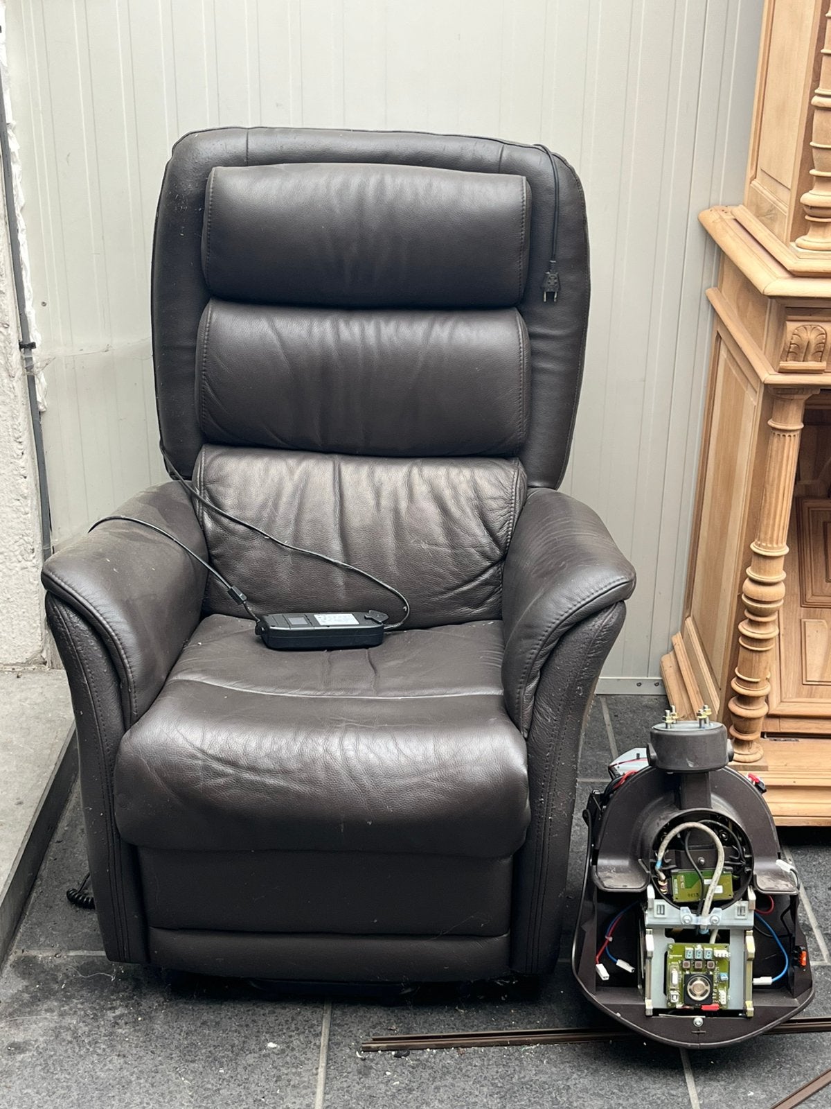 Relax, Huis en Inrichting, Ophalen, Gebruikt, Leer, Klassiek