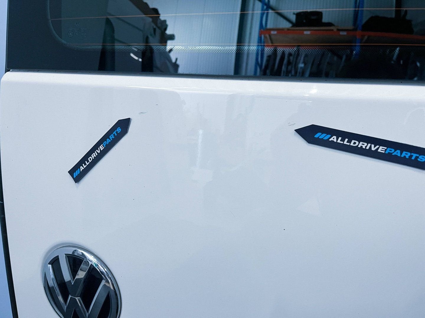 Achterdeur rechts VW Transporter T6 LB9A wit 7H0827092AQ, Auto-onderdelen, Gebruikt, -, Deur, -