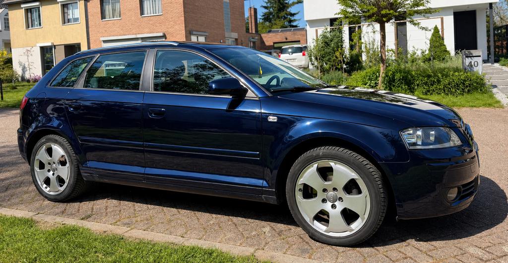 Audi A3 S-Line 2.0 Benzine Open Dak *Keuring Voor Verkoop, Auto's, Audi, Bedrijf, Handgeschakeld, 5 deurs, Euro 4