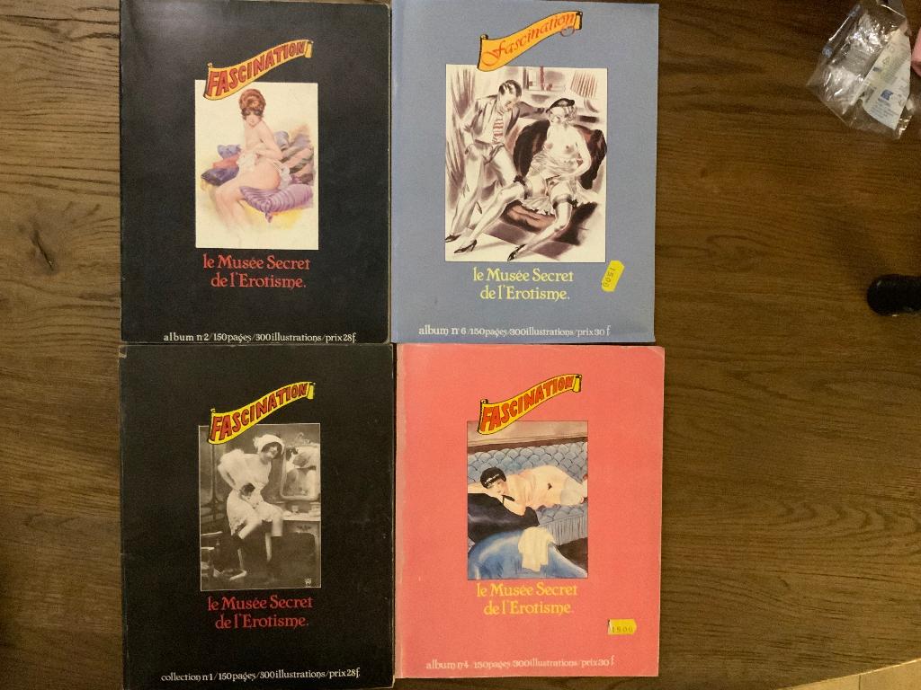 Lot exceptionnel de 6 revues vintage « Fascination » 80/84, Livres, Plusieurs BD, Enlèvement ou Envoi, R Jaquet, Utilisé