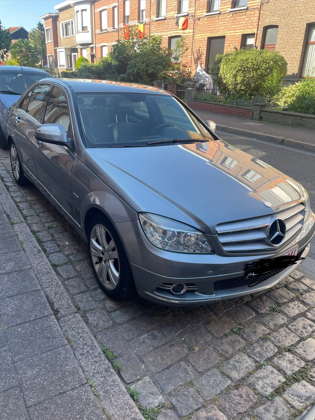Mercedes c180 compressor benzine automaat avantgarde, Auto's, Mercedes-Benz, Automaat, Achterwielaandrijving, Zwart, 4 cilinders