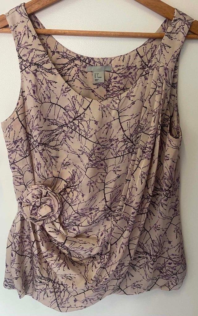 chemisier taille 38, Sans manches, Comme neuf, Violet, Envoi
