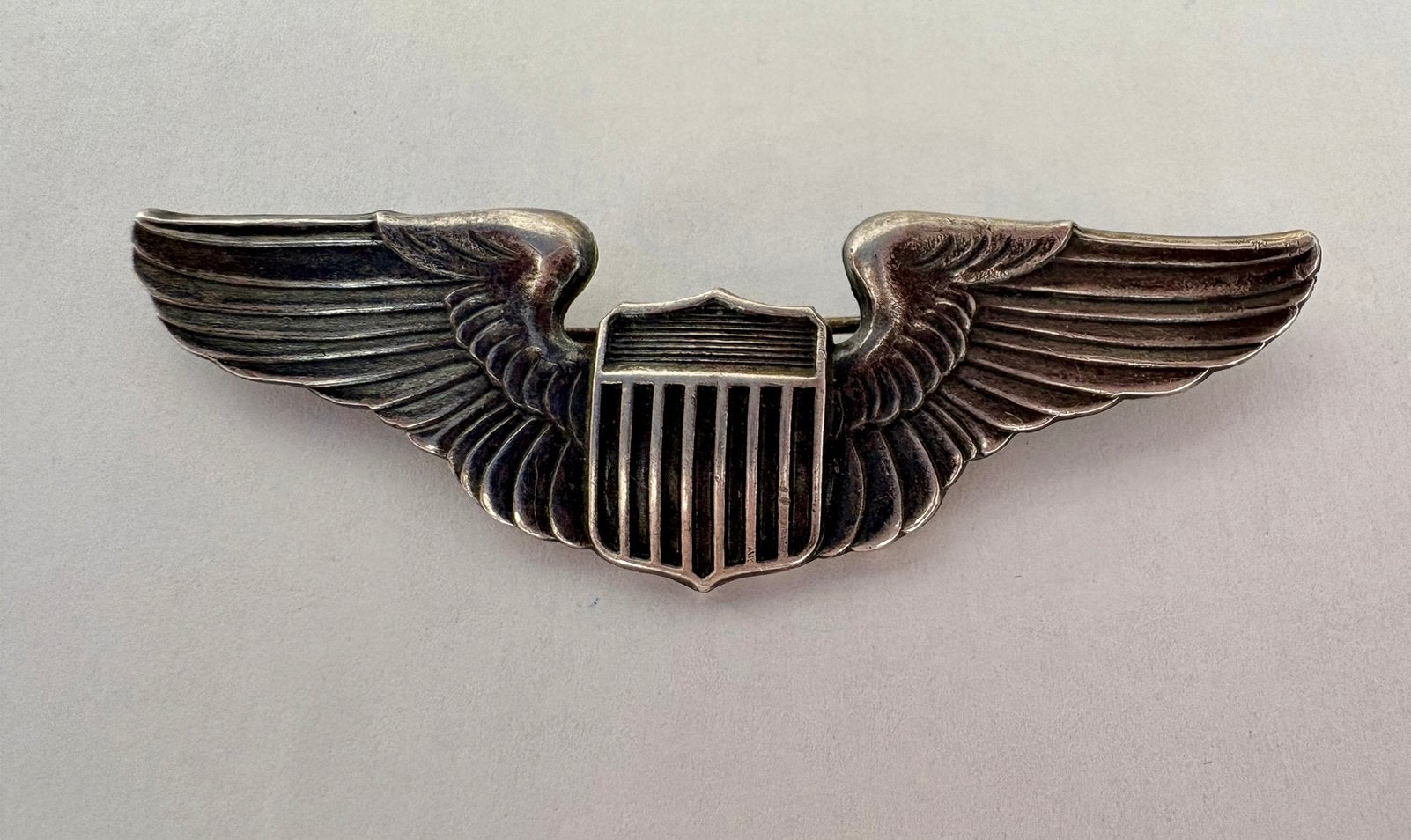 WW2 USAAF Pilot wings sterling, Collections, Enlèvement ou Envoi