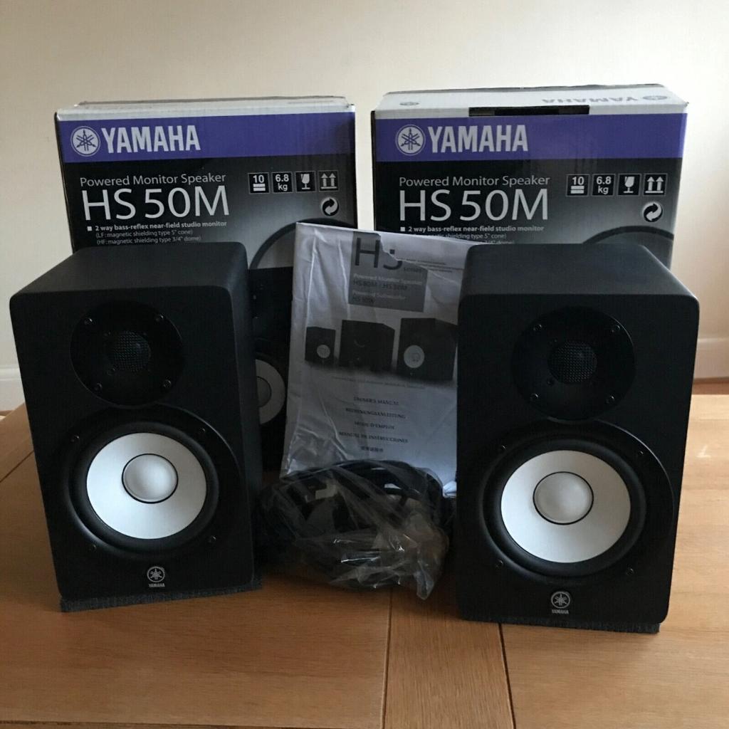 Yamaha HS50M studioluidsprekers, Audio, Tv en Foto, Luidsprekerboxen, Overige merken, Gebruikt, Ophalen of Verzenden, 120 watt of meer