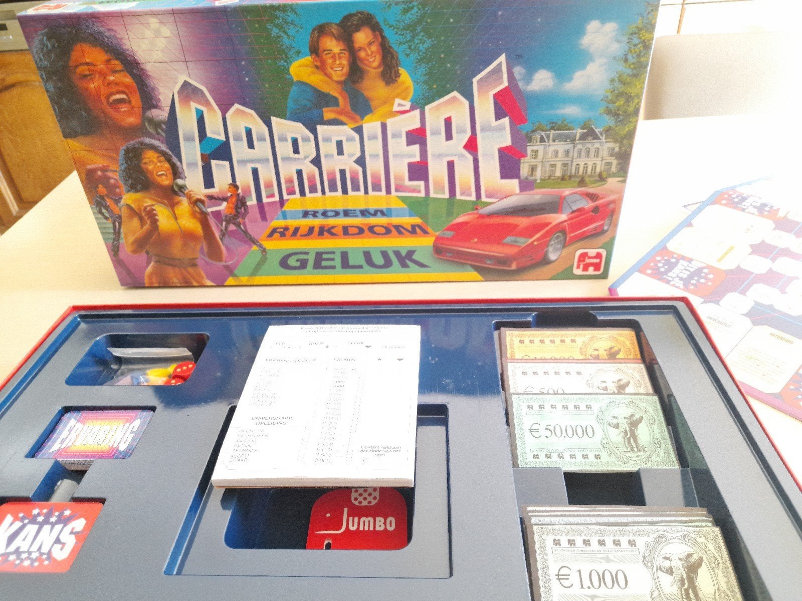 Gezelschapsspel bordspel jumbo, Ophalen