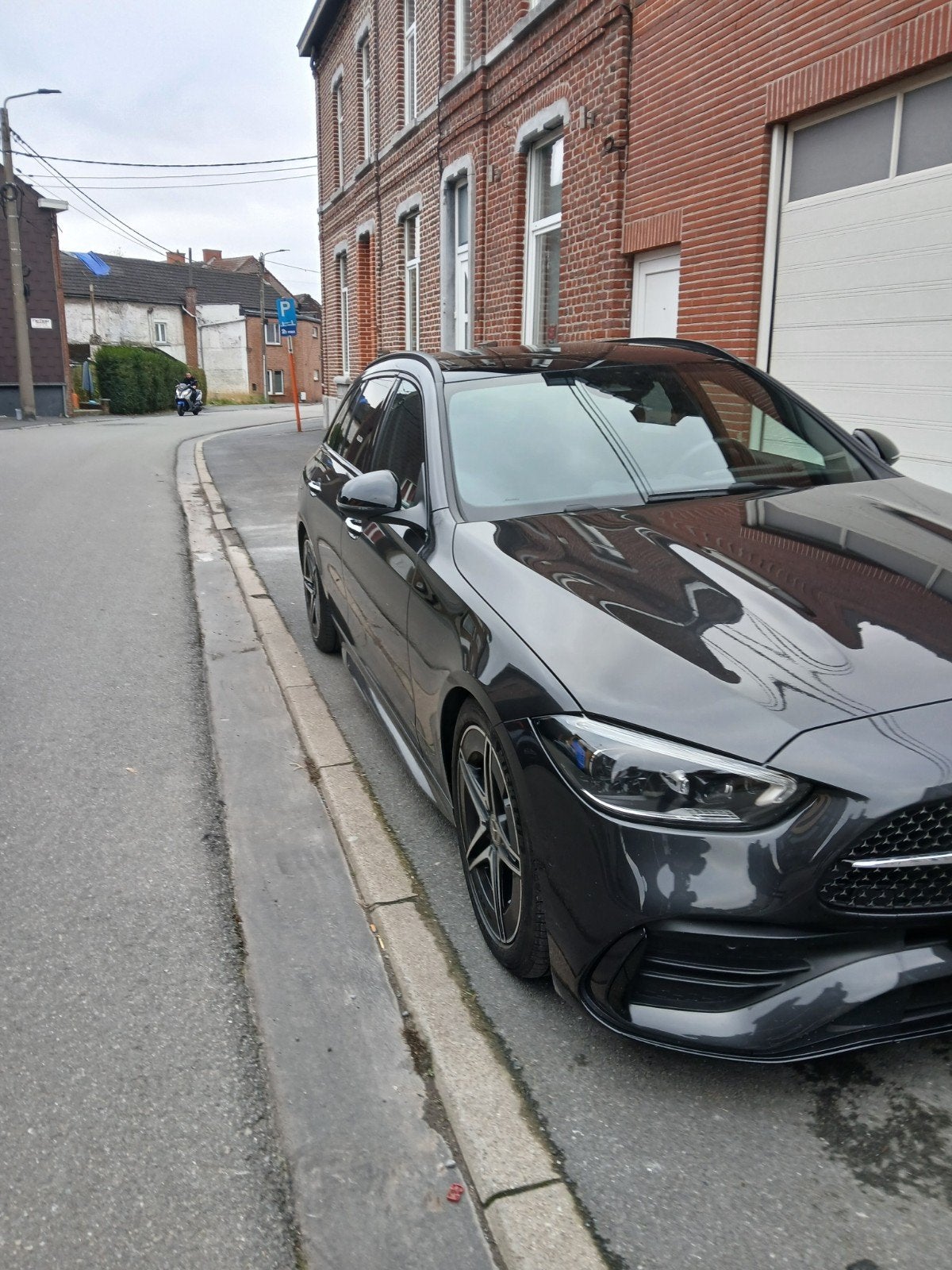 mercedes c300 de hybride (full options ), Auto's, Bedrijf, Diesel, Grijs, Te koop