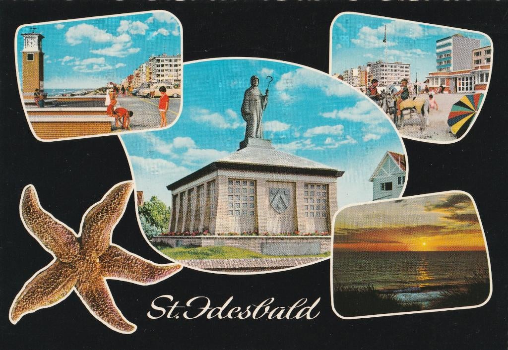 SINT-IDESBALD -  Groeten uit   Diverse Zichten, Verzamelen, Verzenden, 1960 tot 1980, Gelopen, West-Vlaanderen
