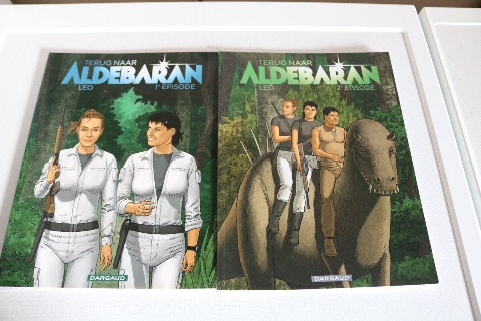 Terug naar Aldebaran Deel 1 + 2 - sc - 1e druk 2018/2019, Livres, Plusieurs BD, Enlèvement ou Envoi, Comme neuf, Leo.