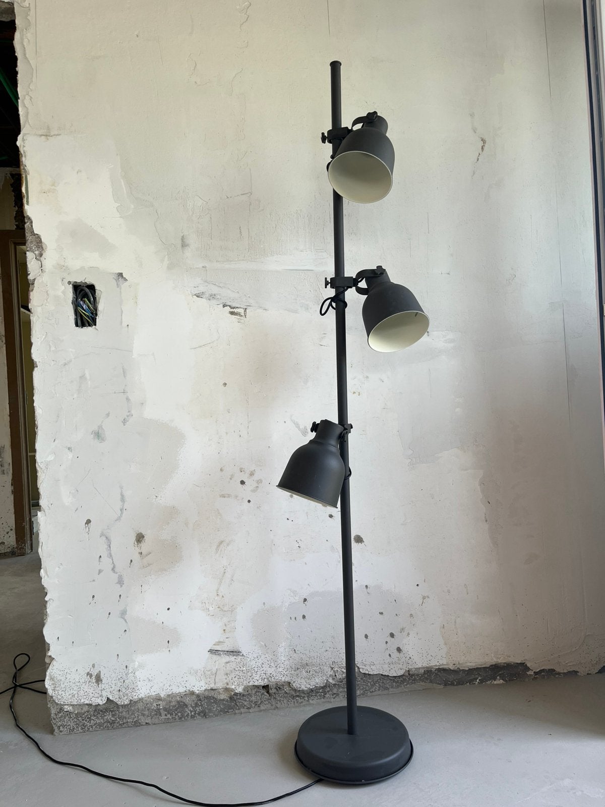 Vloerlamp met verstelbare spots, Ophalen, Zo goed als nieuw