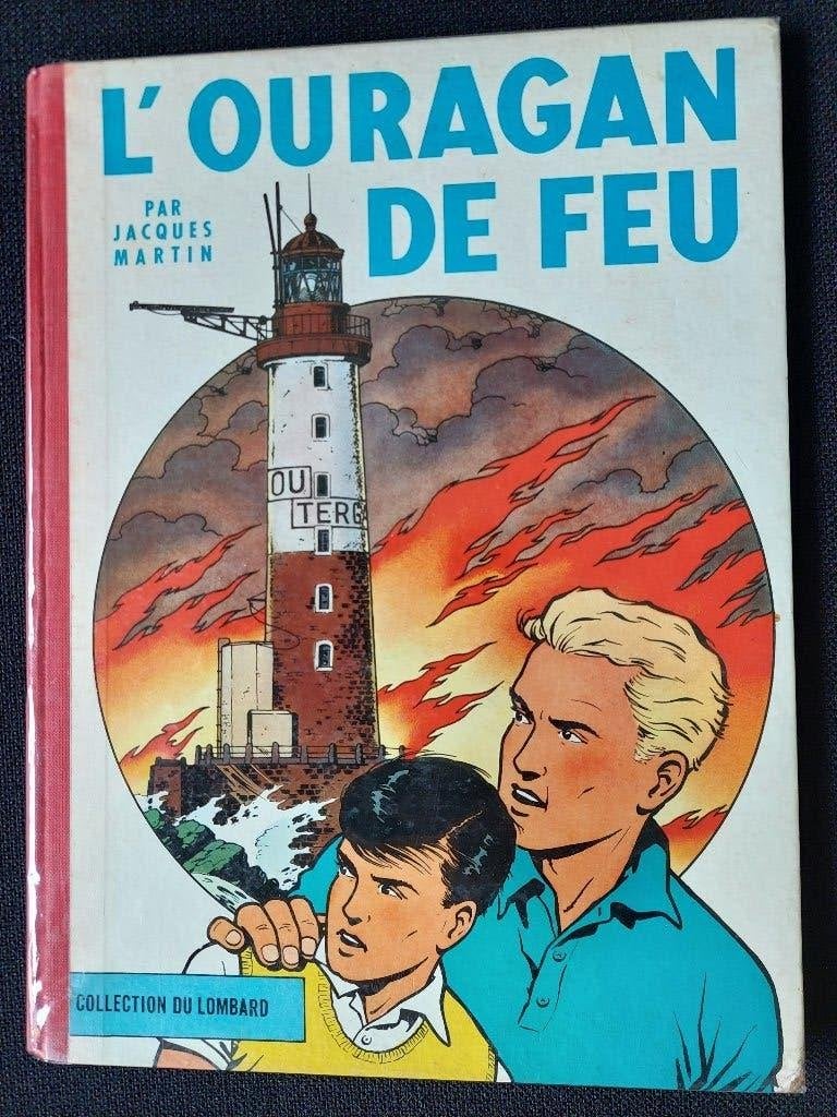 L' OURAGAN DE FEU - GUY LEFRANC - JACQUES MARTIN, Eén stripboek, Ophalen, Gelezen, Jacques Martin