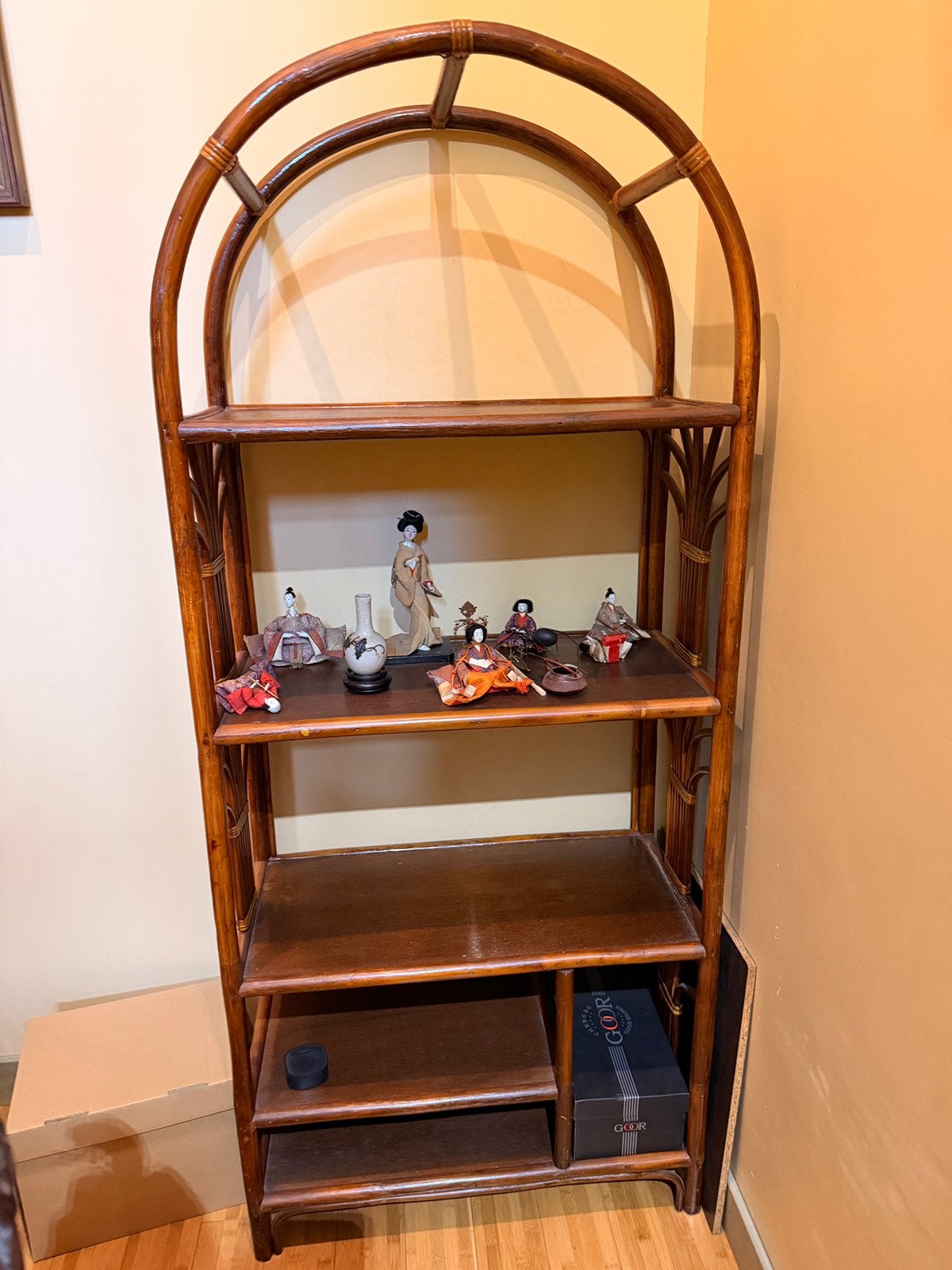 Bamboo rekje, Huis en Inrichting, Ophalen, Met plank(en), 50 tot 100 cm, Zo goed als nieuw