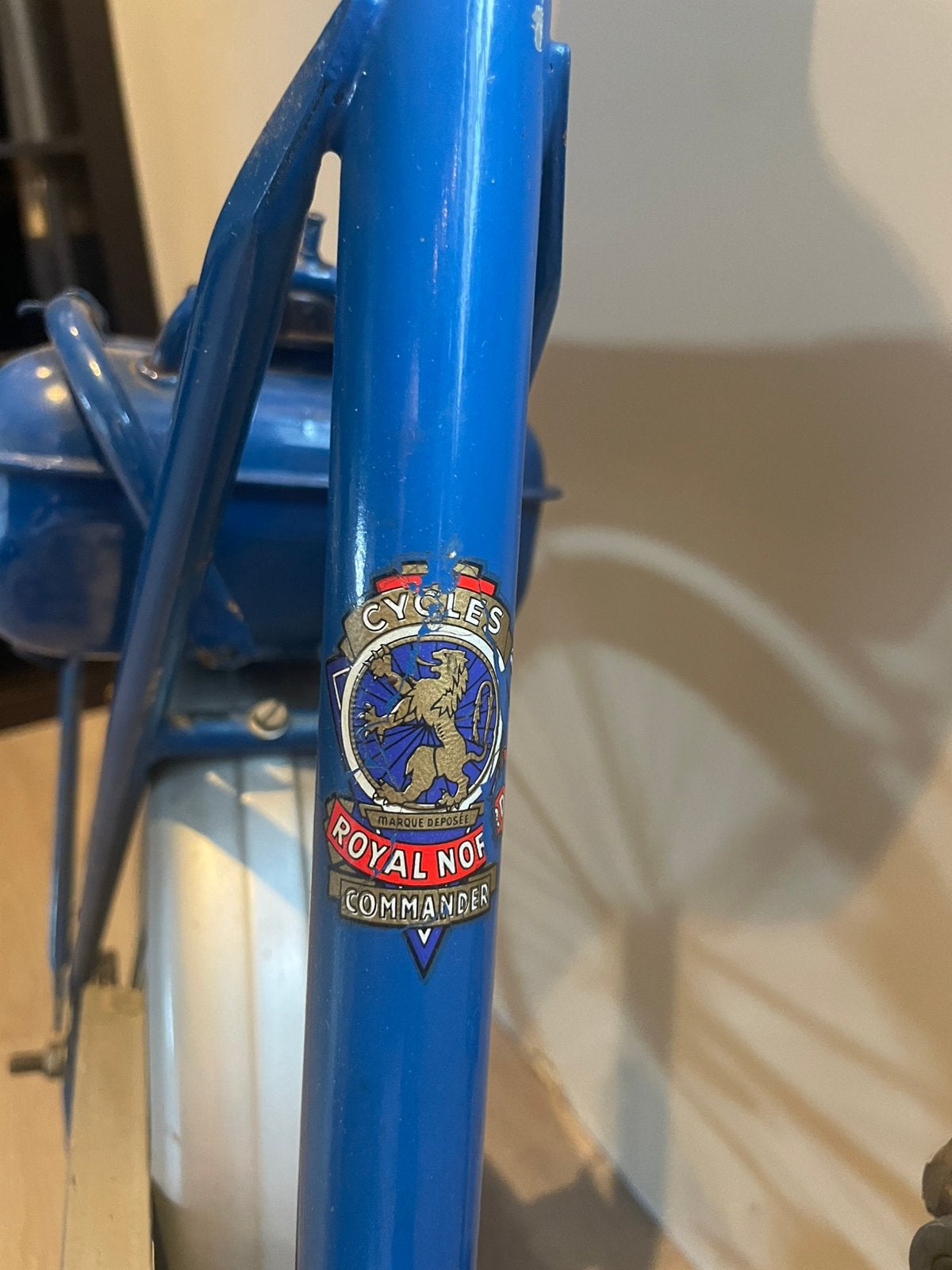Gemotoriseerde plooi fiets 30 kmper uu, Vélos & Vélomoteurs, 59 cm ou plus, Enlèvement, Frein sur jante, Années 50