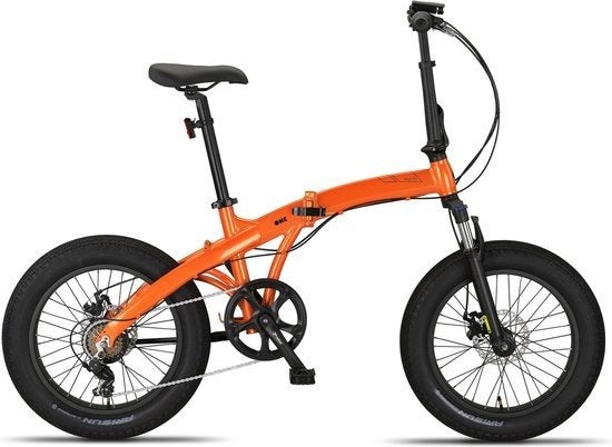 vélo pliable neuf pacto one orange + équipement, Enlèvement, Frein à disque