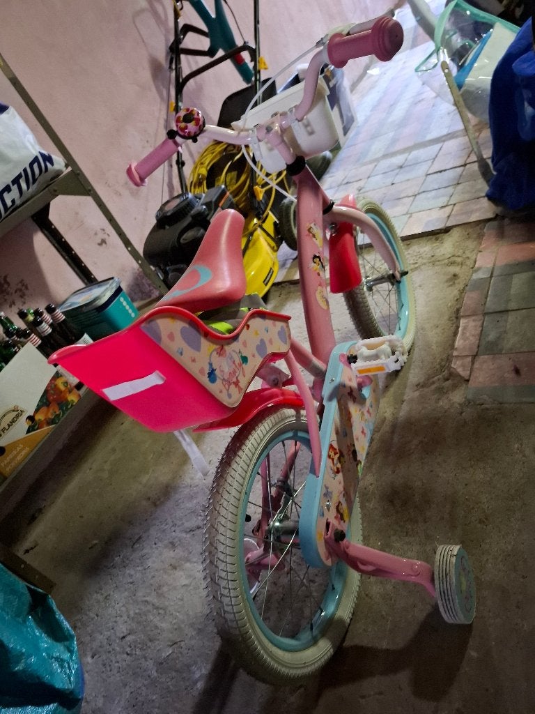 Kinderfiets, Ophalen, Terugtraprem, Gebruikt, 14 inch of minder