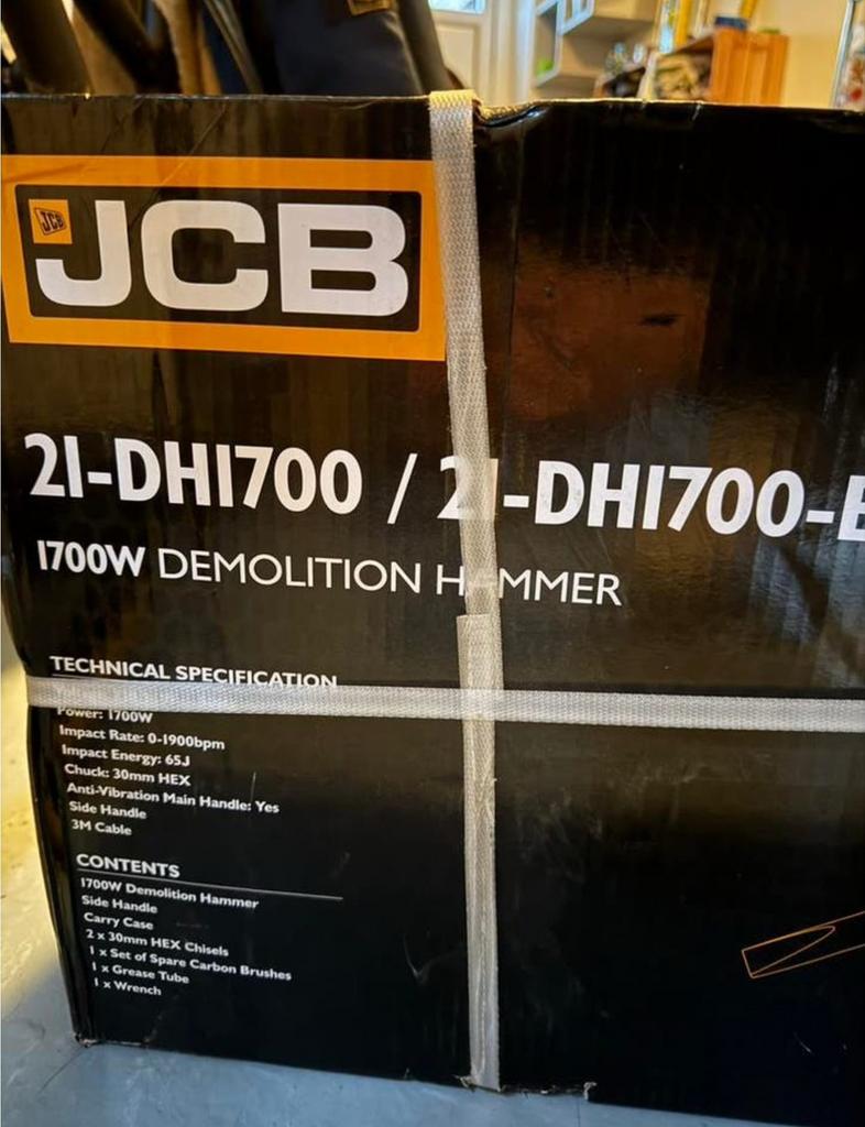 jcb 1700w breekhamer 21 dh1700, Bricolage & Construction, Enlèvement, Neuf