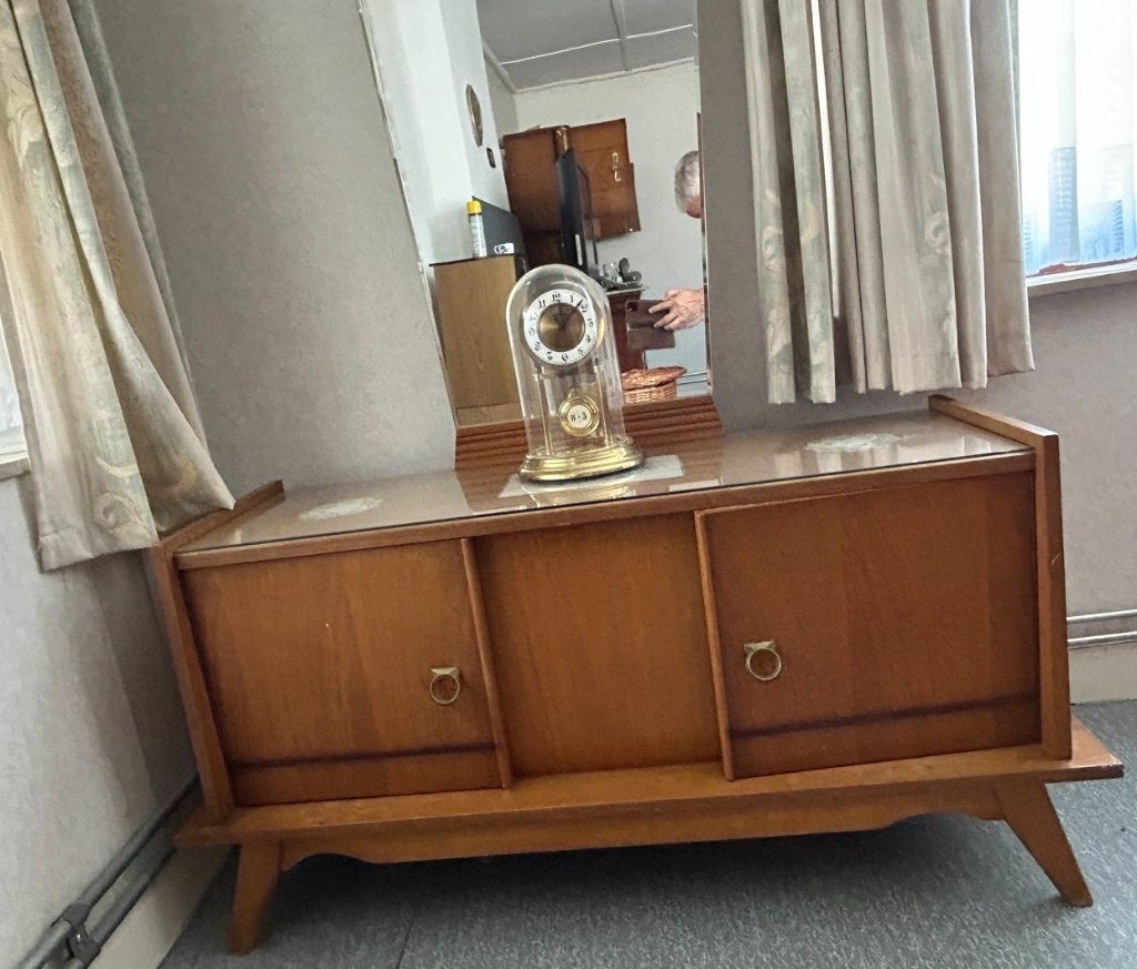 vintage kast, Huis en Inrichting, Ophalen, Gebruikt, 100 tot 150 cm, Vintage