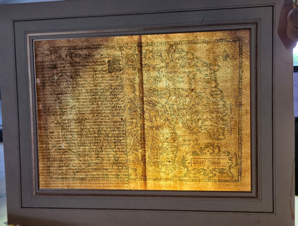 Antieke Kaart Schotland Scotiae Tabula ca.1600 Quad Nagel, Gelezen, Verenigd Koninkrijk, Voor 1800, Ophalen of Verzenden