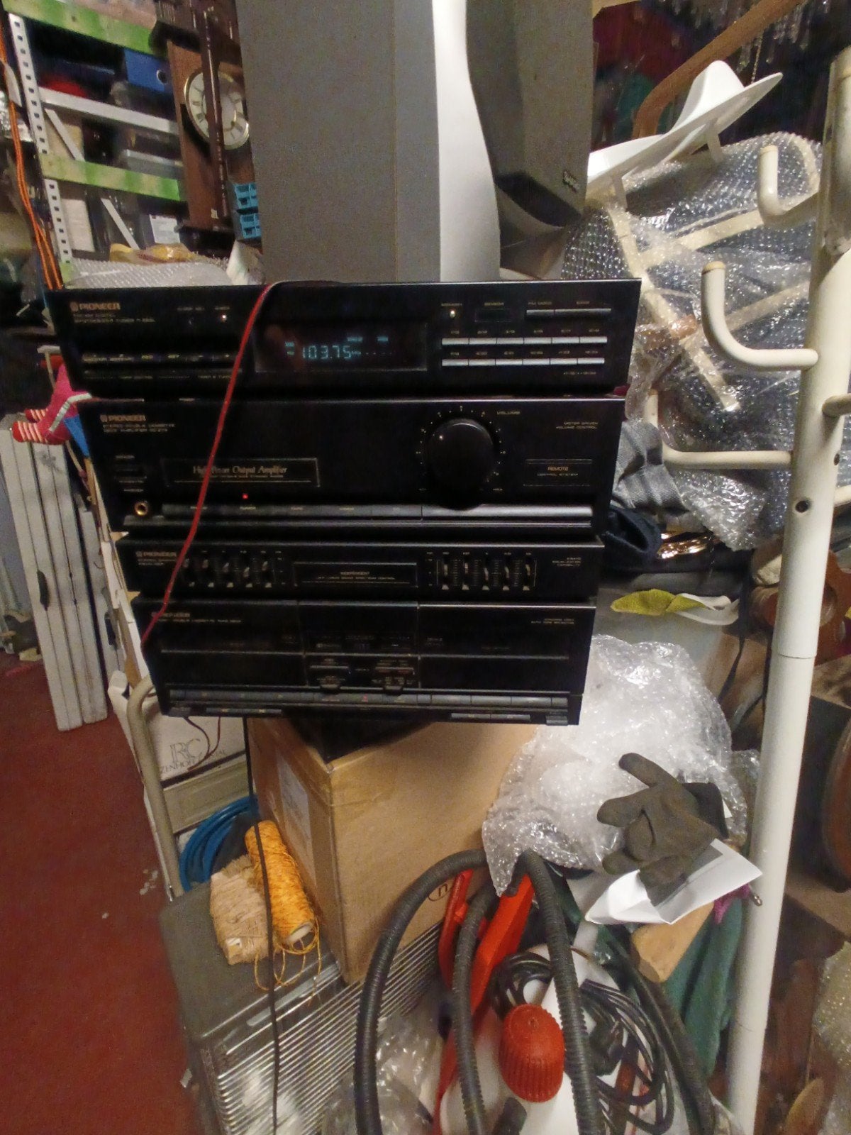 Pioneer stereo. Casetten dek dubbel, Ophalen, Tuner of Radio, Pioneer