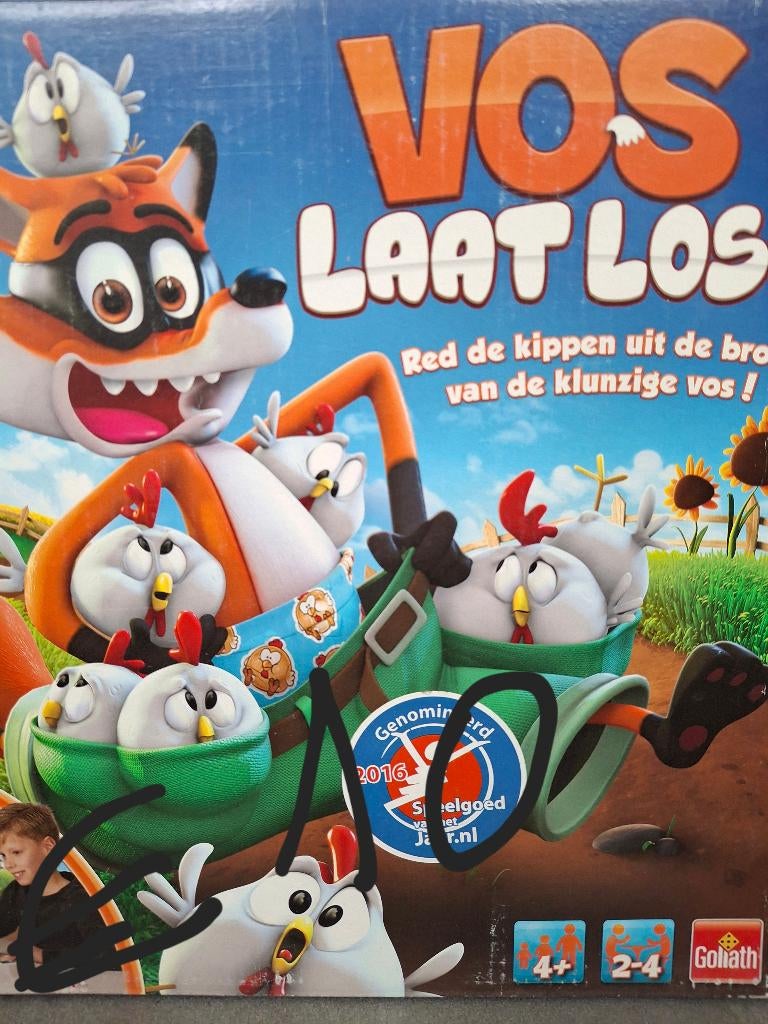 Gezelschapsspel - Vos Laat los, Ophalen, Gebruikt